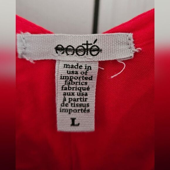 Nwot Floral Red Women's Top - Picture 3 of 4